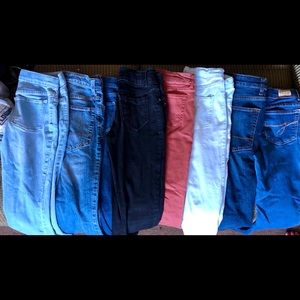 Girls size 12 Jean/pant lot